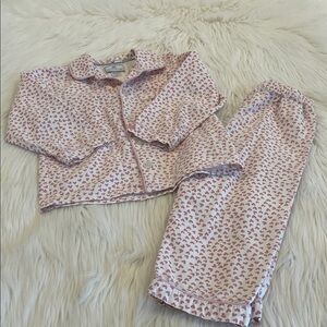 Petite Plume Girls Pajama Set—Sweethearts